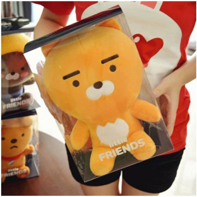 카카오프렌즈 캐릭터 인형 아기옵션 25cm, 1개, 라이언(투명박스 없음 )