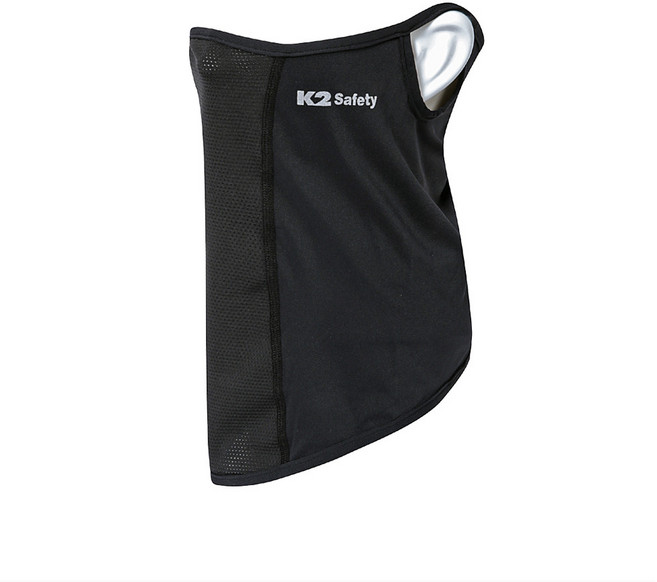 케이투세이프티 귀걸이형 페이스커버 쿨링 넥마스크 여름 자외선차단 통풍, 다크네이비, 2개