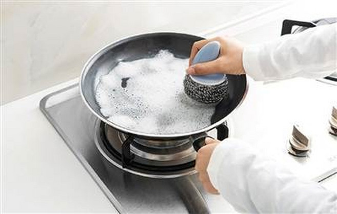 鯊魚鋼絲刷 不銹鋼菜瓜布, 1個, 1個裝