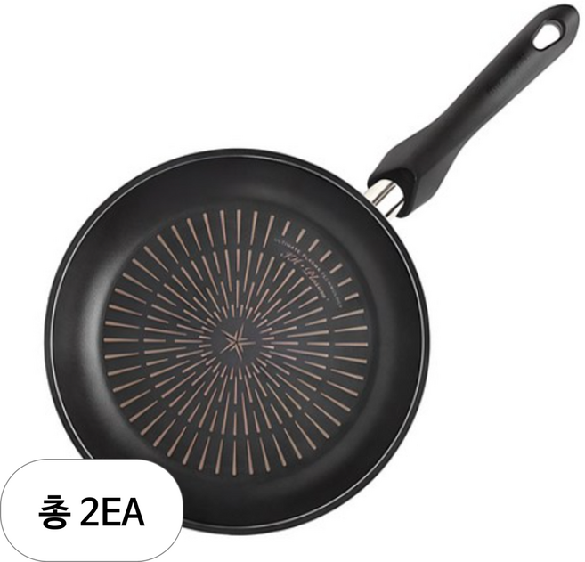 해피콜 티타늄 IH 프라이팬, 28cm, 2개