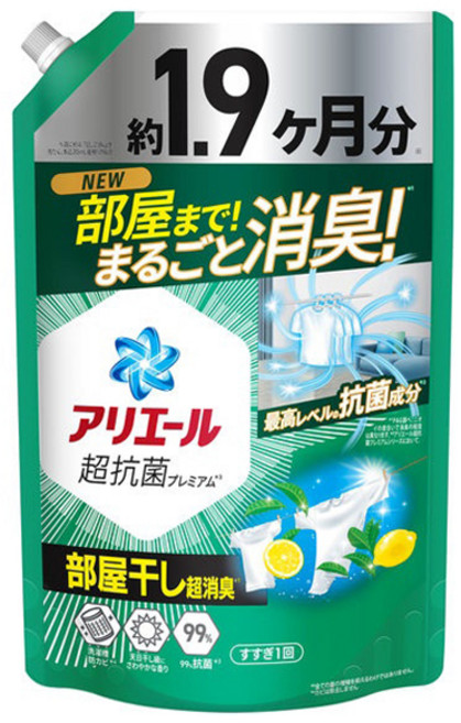 ARIEL 優質洗衣精補充裝, 1.4kg, 1包