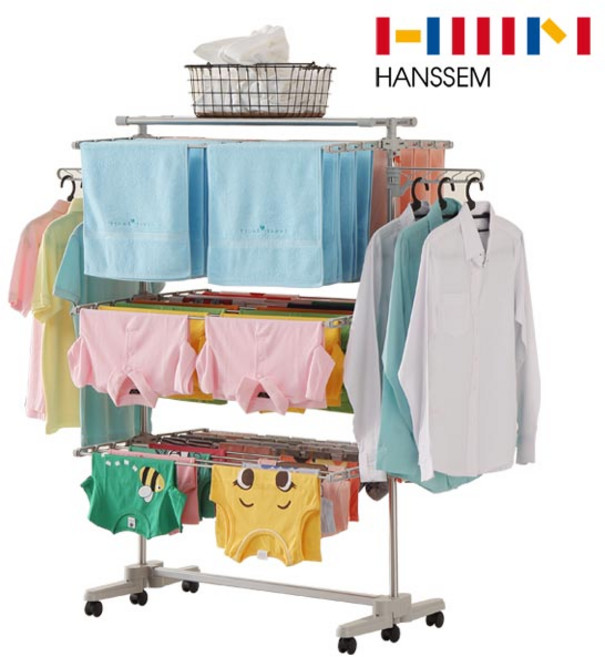 [부모님 선물 / 집들이 선물 추천] 실용적 디자인 쓸수록 편한 빨래건조대 6+1단 이불봉