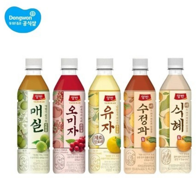 (I) 양반 매실/배식혜/배수정과/오미자/유자제로 500ml 12개, 03. 배수정과 500ml 12개