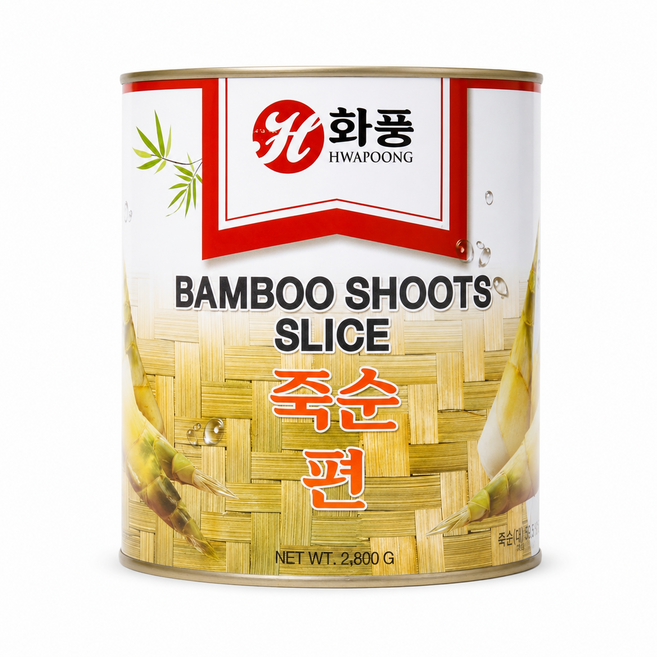 화풍 죽순편 2.8kg 대용량 통조림 중식재료 죽순슬라이스, 1개