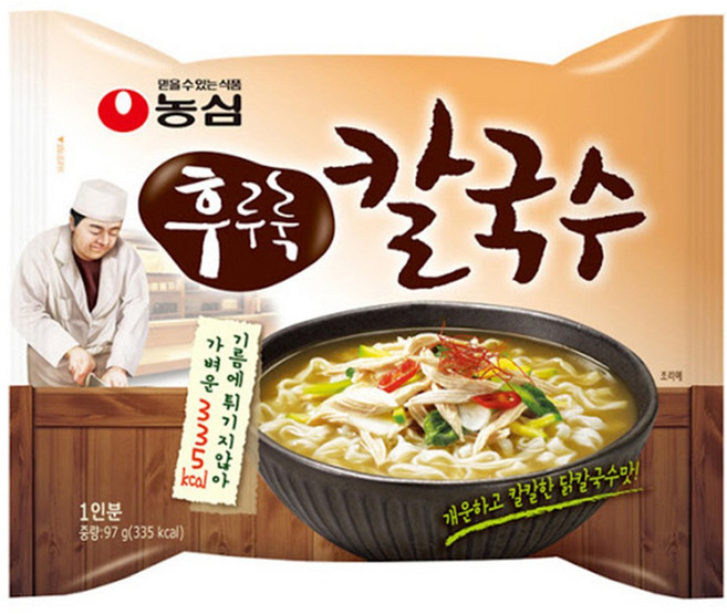 농심 후루룩 칼국수 97gx16봉지(반박스)+사은품, 97g, 16개