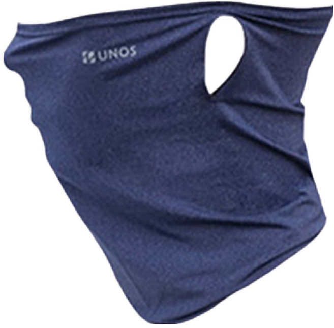 우노스 인콘트로 쿨스킨 멀티프 스포츠마스크, 멜란지 곤색, 1개
