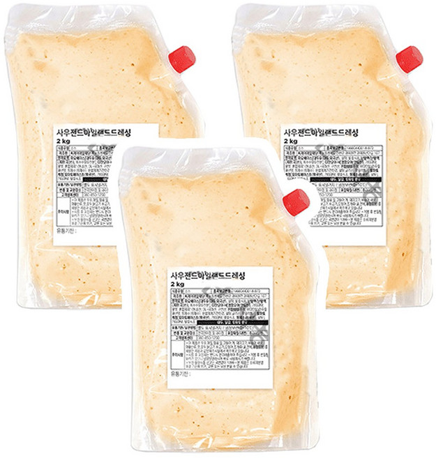 CJ 크레잇 사우전아일랜드드레싱, 3개