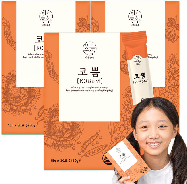 코쁨 맥문동차 비염 면역력 10가지 자연원료 90포 3개, 15g