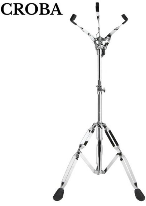 크로바 서서 치는 스탠드 CSNS-02 난타 드럼 연습 패드 텅드럼 높이조절, 1개