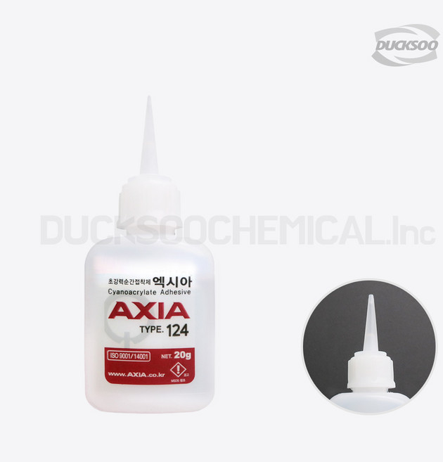 엑시아 124 20g 난접착 순간접착제 AXIA, 1개