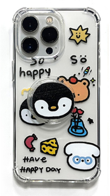 펭귄톡 해피데이 애니멀톡 케이스 다기종