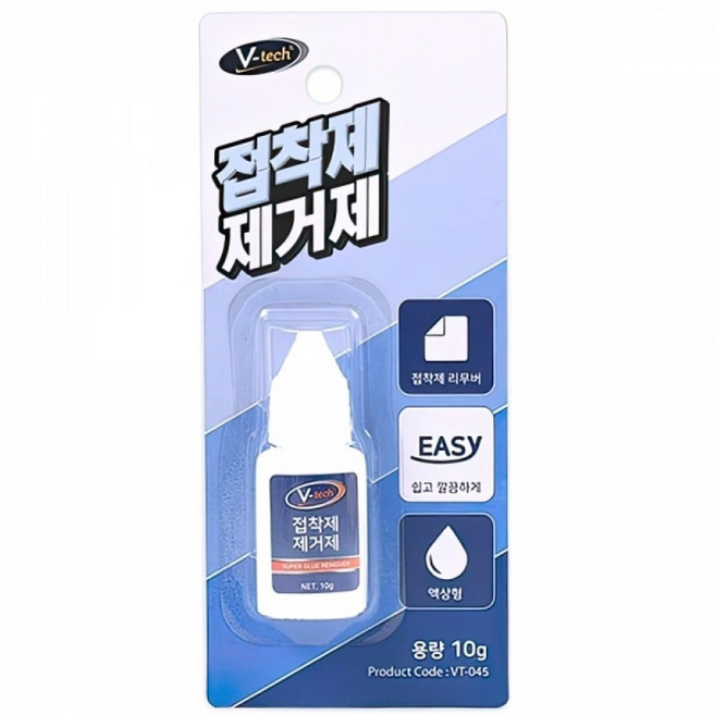 브이텍 접착제 제거제 본드 스티커 자국 제거 순간접착제 리무버 10g MRB13539714 마롱방