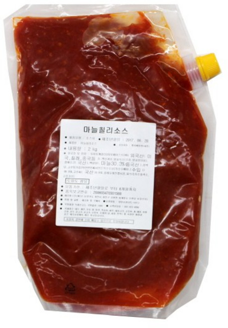 소스텍 마늘칠리소스 2kg (갈릭칠리소스), 1개