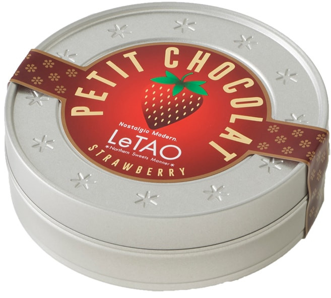 LeTAO 르타오 PETIT CHOCOLAT STRAWBERRY 쁘띠 쇼콜라 스트로베리 50g, 1개