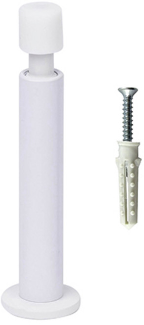 철물파크 스프링 완충 스토퍼 도어 방문 1개 세트, 화이트