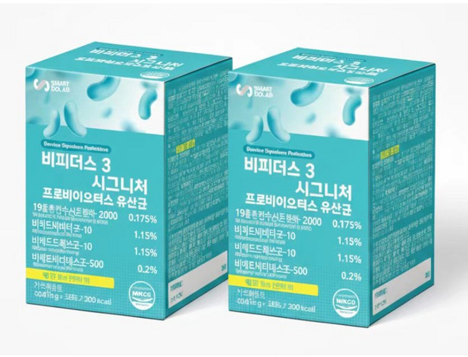 비피더스유산균 3 비피도핏 프로바이오틱스 모유 유래 유산균 17 락토바실러스 가세리 식약청 인증, 60g, 2개