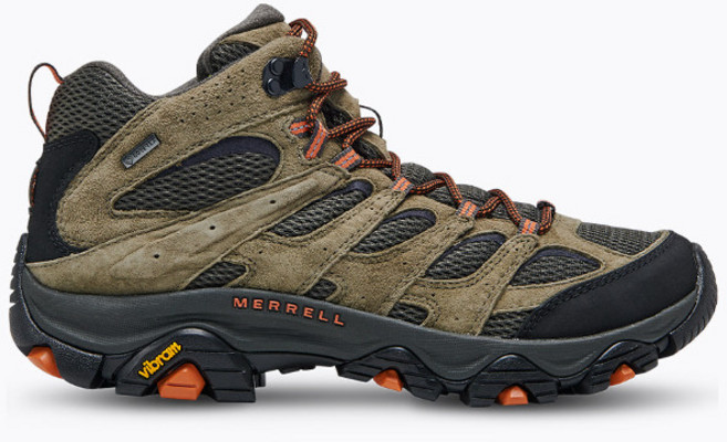 [국내매장판] 머렐 남성 모압3 미드 고어텍스 등산화 올리브 M24A1-MMG001 23211