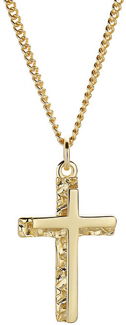 Meetist 여성 18k 도금으로 십자가 행운 기원 목걸이