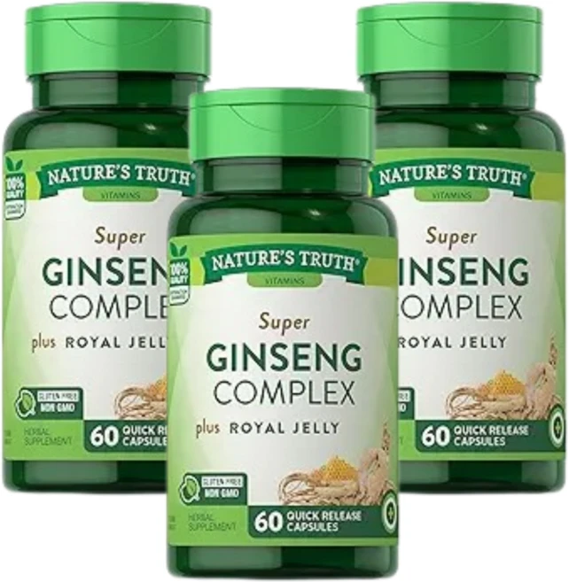네이처스 트루스 슈퍼 인삼 복합체 플러스 로열젤리 빠른 방출 캡슐 60정 3 SET - 쿠팡