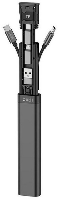 DS QU BUDI 허브 데이터 케이블 컴퓨터 카드 저장 리더기 스마트 USB 범용 상자 어댑터 다기능, A, A