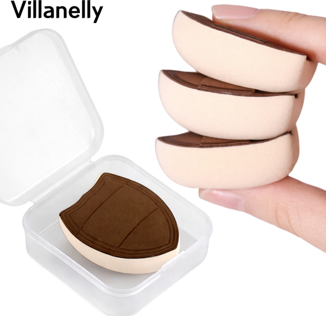 빌라넬리 미니 아기궁둥이 핑거 퍼프 케이스 포함 4개