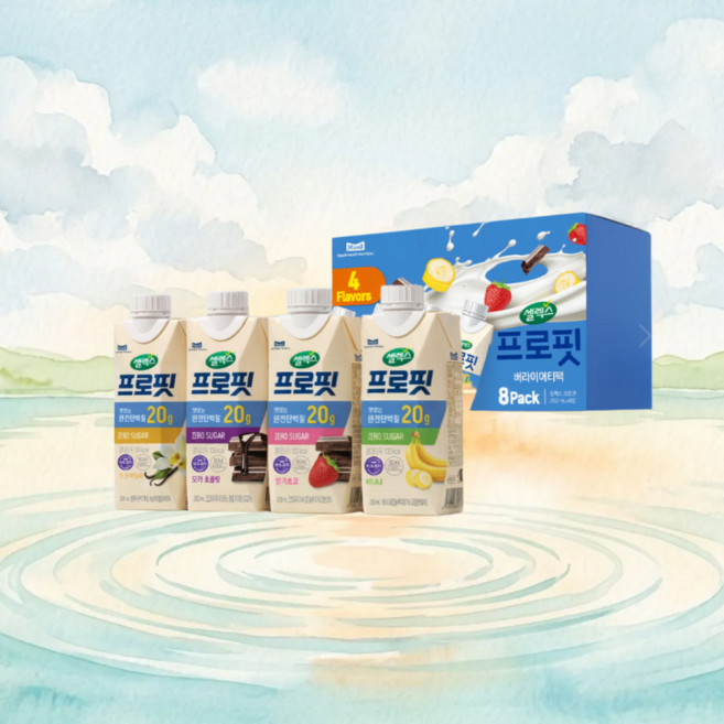 셀렉스 프로핏 스타터팩 총 8입 프로틴 음료 구성, 8개, 250ml