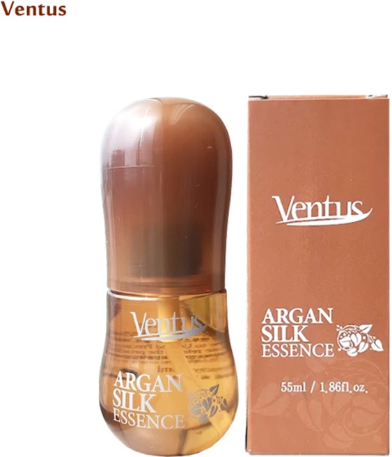 Ventus 아르간오일 헤어에센스 실크에센스 헤어세럼 헤어오일 헤어크림 트리트먼트 마스크팩 미스트 스프레이 글레이즈 헤어로션 미용실, 1개, 55ml - 쿠팡