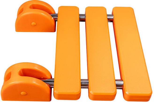 욕실의자 목욕의자 접이식욕실의자 높은욕실의자 목욕탕의자, 1개, 오렌지