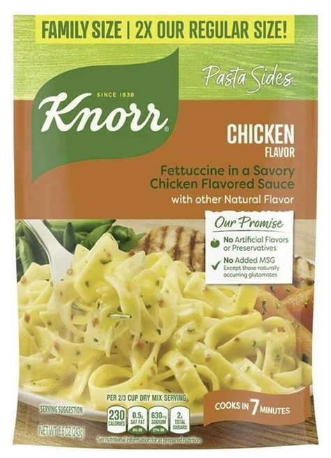 크노르 Pasta Sides Chicken Flavor, 1개, 243g