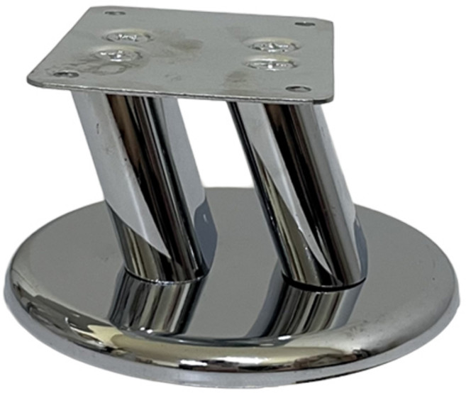 철물프렌드 두발다리 60-120mm 쇼파테이블 거실장 식탁 철 발통 서랍장다리 낱개판매 필요한사이즈선택, 1개