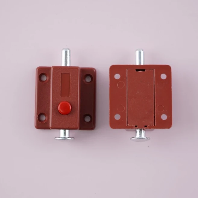 서랍 잠금 가구 원터치 스프링 옷장 캐비닛 랏지 장치 버튼, 1개, 단일상품1 - 쿠팡