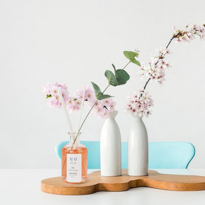 락향 아로마디퓨저 포시즌 105ml 고급향기21종 실내인테리어 차량 실내 화장실디퓨저, 파인그린리프, 1개