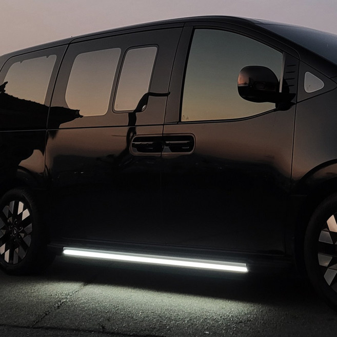 오토그랜드 스타리아 LED 사이드스텝 보조 옆발판