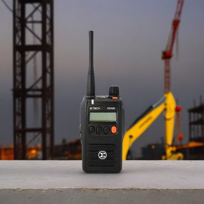 ED400 이테크 디지털 무전기 고성능 업무 건설현장 전문점, 1개