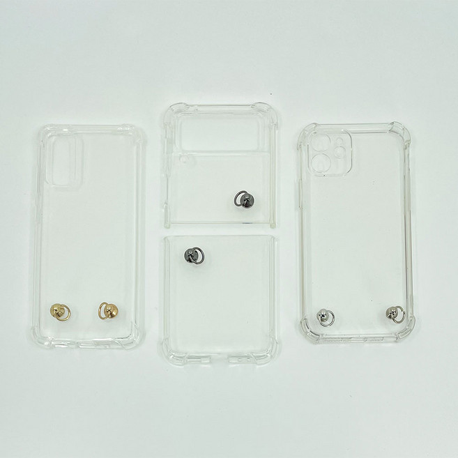 범쓰컴퍼니 아이폰 갤럭시 z플립 솔트레지 케이스 충격방지 TPU 투명 젤리 케이스