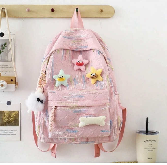 soft cute school bag 초등생 백팩 데일리 캐주얼 예쁜 가방