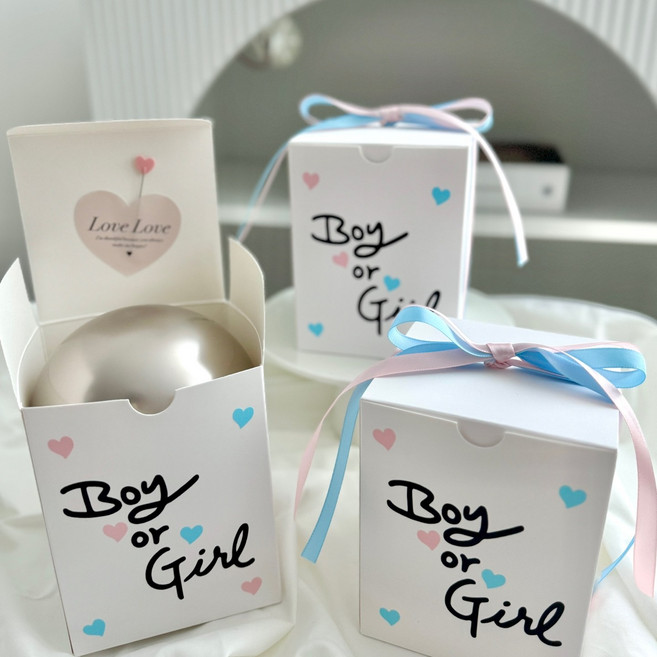 DIY 미니젠더리빌 젠더리빌 풍선 팝핀벌룬 임밍아웃 베이비샤워 아기성별이벤트, 여아+손펌프, 1개, 샴페인