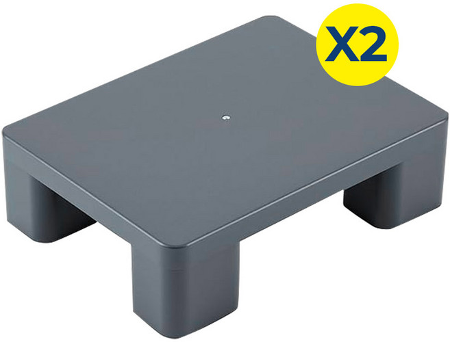 고중량 플라스틱 파레트 바닥 창고 블럭깔판 2개세트, 40X2개