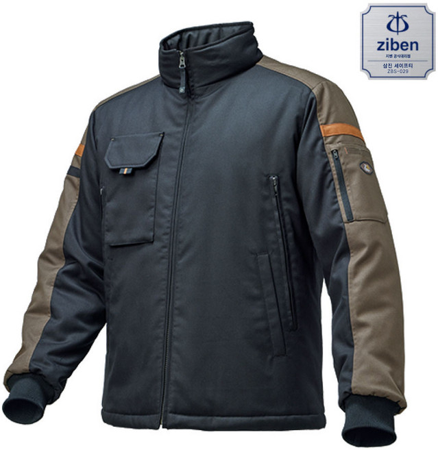 [당일발송/무료자수] 지벤 ZB-J2356 겨울 작업복 동복 패딩 점퍼 상의 근무복 단체복 유니폼