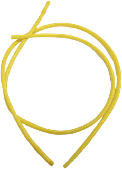 마루오피스 원형 기저귀 헌혈 가정 병원 천연고무줄, 노랑, 1개