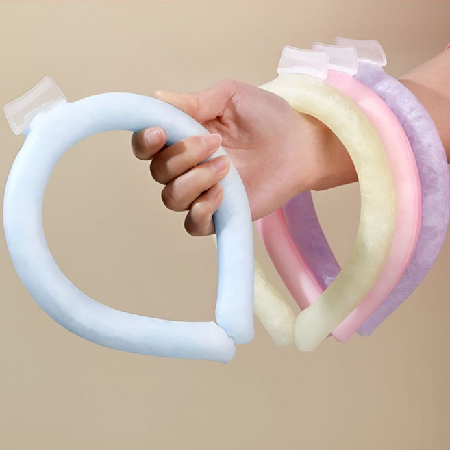 28도 냉각 PCM 아이스넥밴드 시원한 여름 얼음넥쿨러