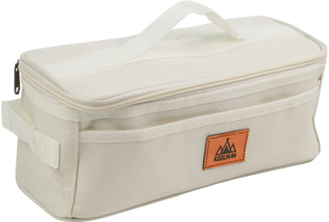 쿨맨 다용도 키친툴 수납 가방, 아이보리, 1단, 1개