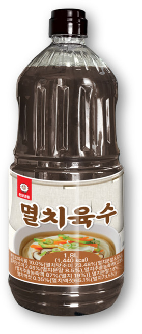 천일 멸치 육수 소스, 1개, 1.8L