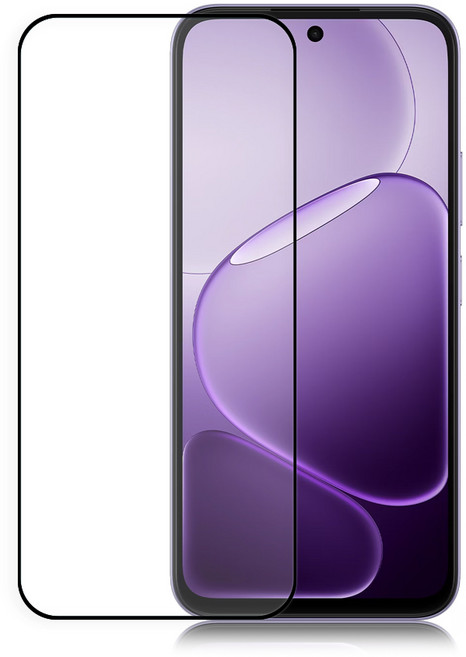 VXTRA OPPO A6x/A6s 5G 共用 滿版疏水疏油9H鋼化頂級玻璃保護貼 (黑), 1個