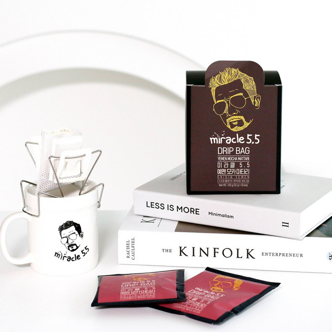 [미라클5.5] 예멘모카마타리 드립백커피, 1개, 9개입, 12g