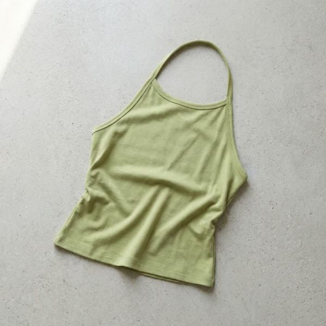 스파오 홀터넥 레이어드 긴팔티 SPLWG23G03