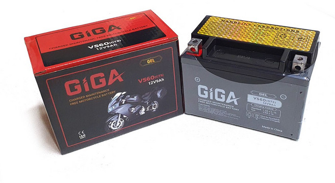 대림 시티에이스2 배터리 GTX9A-BS 12V9A/GIGA 밀폐형젤밧데리, 1개