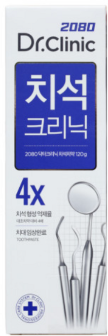 2080 닥터크리닉 치석치약, 120g, 16개