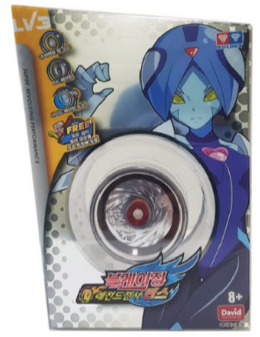 데이비드토이 블레이징틴스 요요 사이클론엣지, 혼합 색상, 1개