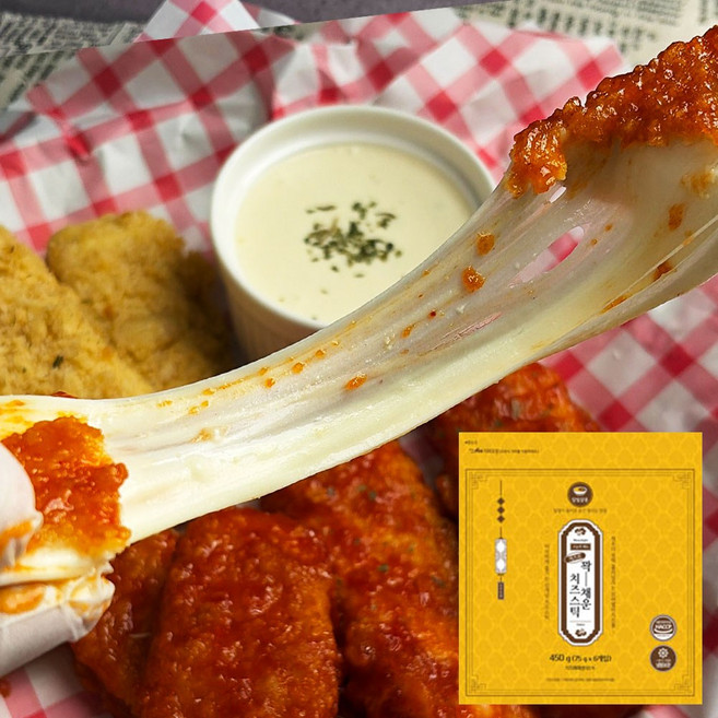 달빛샬롱 치즈로 꽉 채운 대왕 칠리스 치즈스틱, 1개, 450g